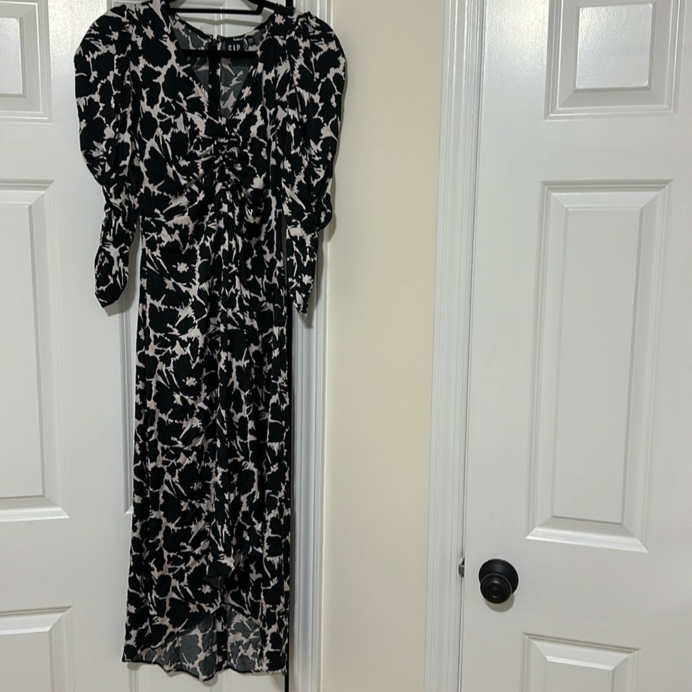 Gap black and tan dress XXS, new with tickets, very stylish